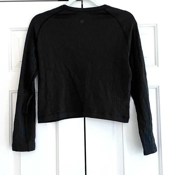 Lululemon Rest Less Pullover Long Sleeve Top in Black - Size 8 - Picture 3 of 5